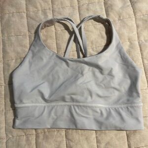 Lululemon Energy Bra in white size 6